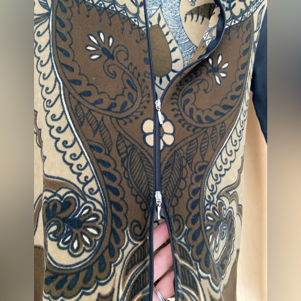 Vintage Noun Paris zip up top - Picture 2 of 6